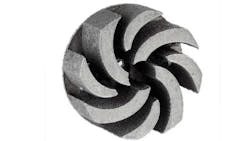 An impeller produced by additive manufacturing to incorporate ldquogradient material designrdquo An impeller produced by additive manufacturing to incorporate ldquogradient material designrdquo