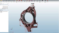 The original design was defined an evaluated using using Inspire a concept design and optimization tool based on Altairrsquos OptiStruct optimization solver The original design was defined an evaluated using using Inspire a concept design and optimization tool based on Altairrsquos OptiStruct optimization solver