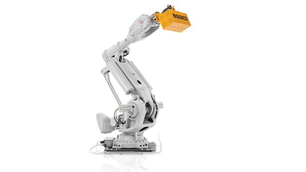 The IRB 8700 has a reach of 35 meters and is capable of handling a payload of up to 800 kg 1000 kg with the wrist down 630 kg with LeanID the ldquointegrated dressingrdquo package that integrates the most exposed parts of the dress pack into the robot making it easier to program providing a more compact footprint and extending cable life due to less wear and tear