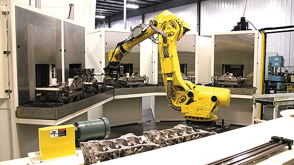 Godfrey amp Wingrsquos Continuous Flow Impregnation process was developed as part of a fully automated engine manufacturing line The developer indicated it can seal a cast aluminum block in less than 98 seconds