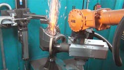 Foxallreg is an automated casting cleaning cell for high throughput and fast part changeover The adaptable robust design is compatible with various materials including aluminum brass bronze iron and steel Foxallreg is an automated casting cleaning cell for high throughput and fast part changeover The adaptable robust design is compatible with various materials including aluminum brass bronze iron and steel