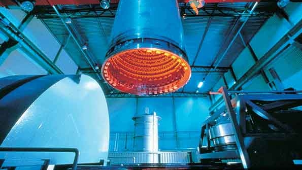 The 22million hotisostatic press installation completed last year at Alcoarsquos Whitehall MI complex is able to process the companyrsquos largest aerospace engine structural parts