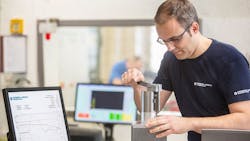 The testing rig developed to model the performance of an individual valve and of individual closing events The testing rig developed to model the performance of an individual valve and of individual closing events