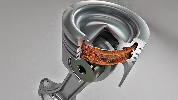 New Piston Cooling Technology for HeavyDuty Diesel Engines Foundry