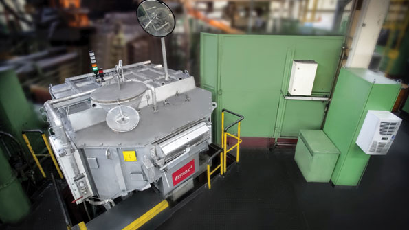 The Westomat furnace system draws molten metal out in lsquodosesrsquo below the surface of the bath minimizing the introduction of oxides into the pouring process With a customized control program ProDos 3 the system maintains a consistent bath temperature Compared to ladle pouring the system maintains high metal available and cleaner pours with lower metal loss