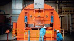 Quintus Technologies installed this hot isostatic pressing unit for a Japanese manufacturer. It’s described as the largest HIP in the world. Quintus Technologies installed this hot isostatic pressing unit for a Japanese manufacturer. It’s described as the largest HIP in the world.