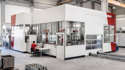 The VX4000 that anchors voxeljet Americarsquos service operation in Michigan offers a 4000x2000x1000mm build envelope for continuous 3D printing of sand molds and cores a space that is comparable in size to a VW Golf The VX4000 that anchors voxeljet Americarsquos service operation in Michigan offers a 4000x2000x1000mm build envelope for continuous 3D printing of sand molds and cores a space that is comparable in size to a VW Golf