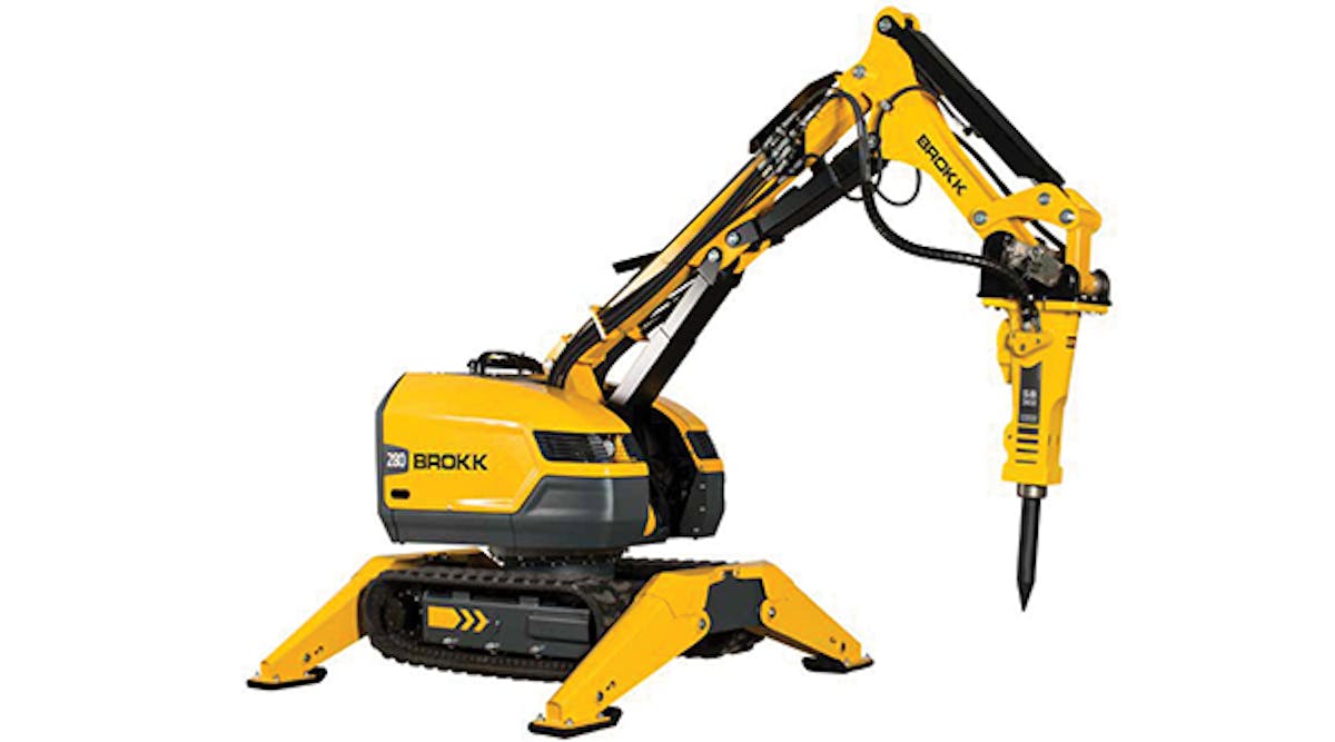 The Brokk 280 can be used with a variety of attachments, including breakers, crushers, scabblers, buckets, grapples, drills, shotcrete nozzles, beam manipulators and rock splitters.