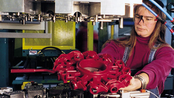 Hitchiner Manufacturingrsquos Milford NH investment casting plant includes an ldquoAutomated Casting Facilityrdquo wax injection pattern assembly shell building casting and heattreating operations