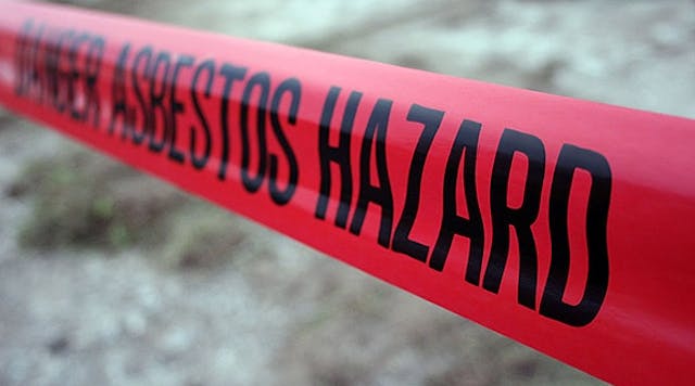 Federal law regulates the removal and handling of material suspected of containing asbestos.