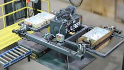 The basic Palmer UMM rotary molding system is designed to use existing green sand or nobake tooling to produce molds at a rate of 20 per hour The basic Palmer UMM rotary molding system is designed to use existing green sand or nobake tooling to produce molds at a rate of 20 per hour