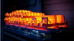 Heat treating castings for abrasion resistance at C.L. Dews &amp; Sons Foundry &amp; Machinery, Hattiesburg, Miss.