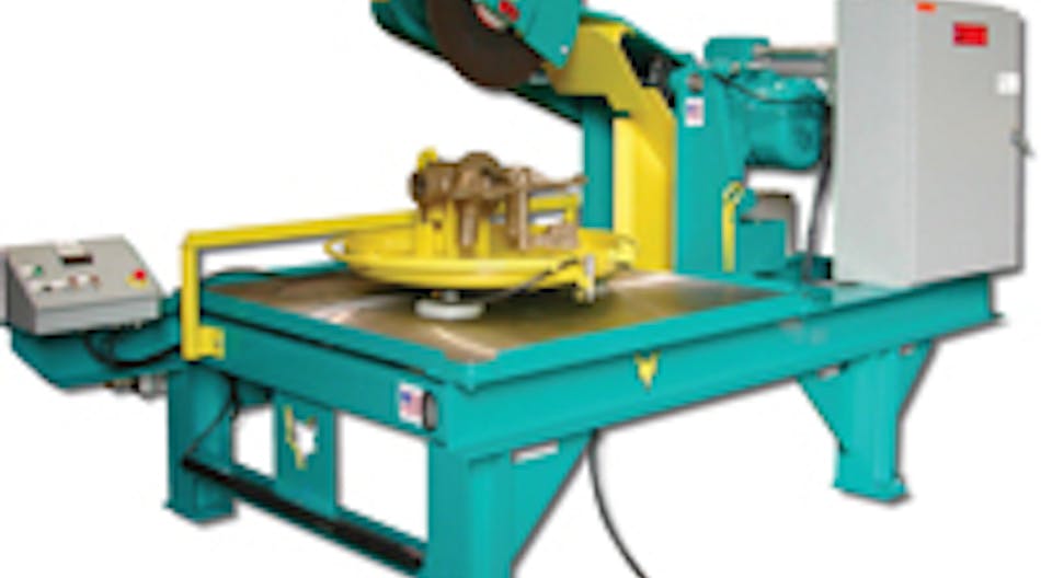 Cut-Off Machine Floats on Air | Foundry Management & Technology