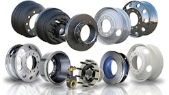 KIC LLC&rsquo;s main product lines (top row) include aftermarket brake drums and brake rotors, OEM hub and drum assemblies and hub and rotor assemblies, and steel and aluminum wheels. Accuride&rsquo;s Gunite division (top row) casts, finishes, and assembles brake drums, disc wheel hubs, spoke wheels, rotors, and slack adjusters for the heavy-duty and medium-duty truck, off-highway and bus OEMs and aftermarkets.