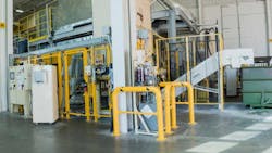 Including the tooling and oil the new BuhlerPrince HPDC machine weighs over 1 million lb Including the tooling and oil the new BuhlerPrince HPDC machine weighs over 1 million lb