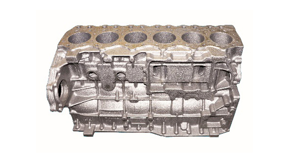 The 90liter cylinder block cast in CGI by JMC Heavy Duty Vehicle Co using SinterCast process control technology