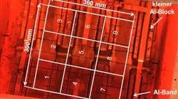 Nine regions of the ingot charge were defined to conduct a volume analysis of the aluminum melting process