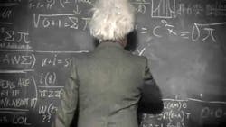 Einstein at chalkboard Einstein at chalkboard