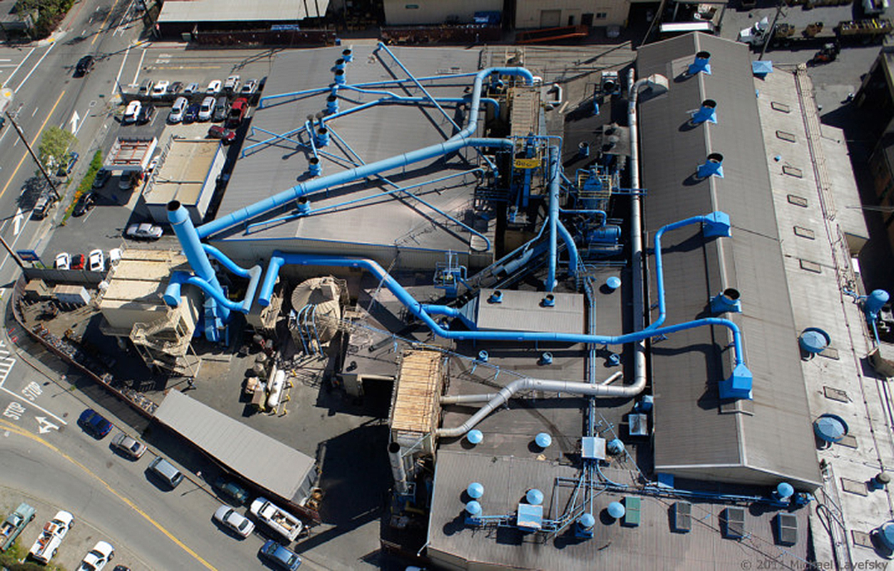 Pacific Steel Casting aerial view