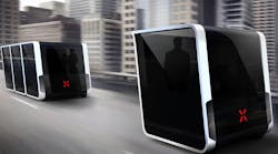 Two Italian developers proposed a technology for an autonomous public transport concept, called Next Future Transportation, comprised of individual, self-driving pods &mdash; a concept &ldquo;endorsed&rdquo; by former GM vice chairman Robert Lutz.