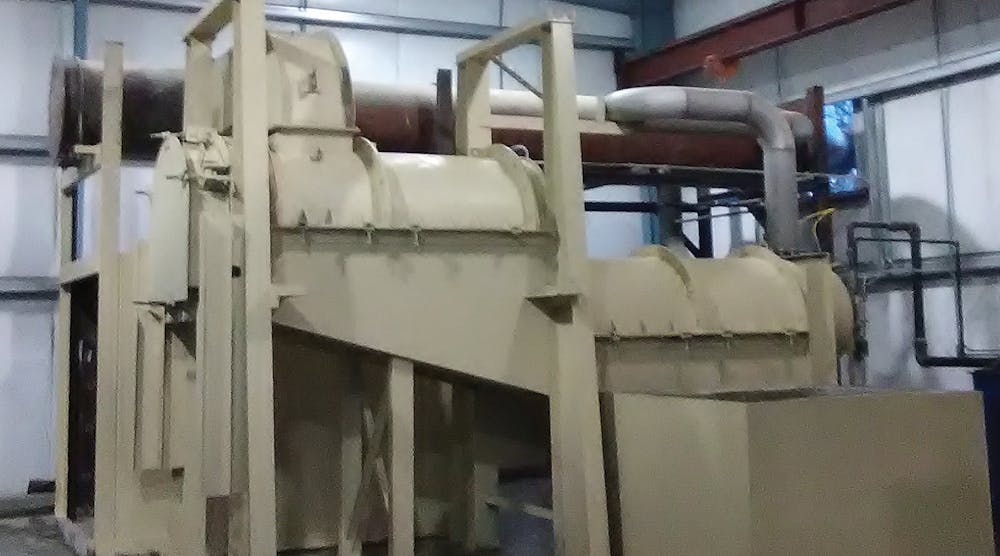Mazdak engineers designed the furnace to combine the advantages of cokeless melting and hot blasting, with an inclined chamber set an angle lower than the angle of repose for solid iron. This eliminated the necessity for a water-cooled grate.