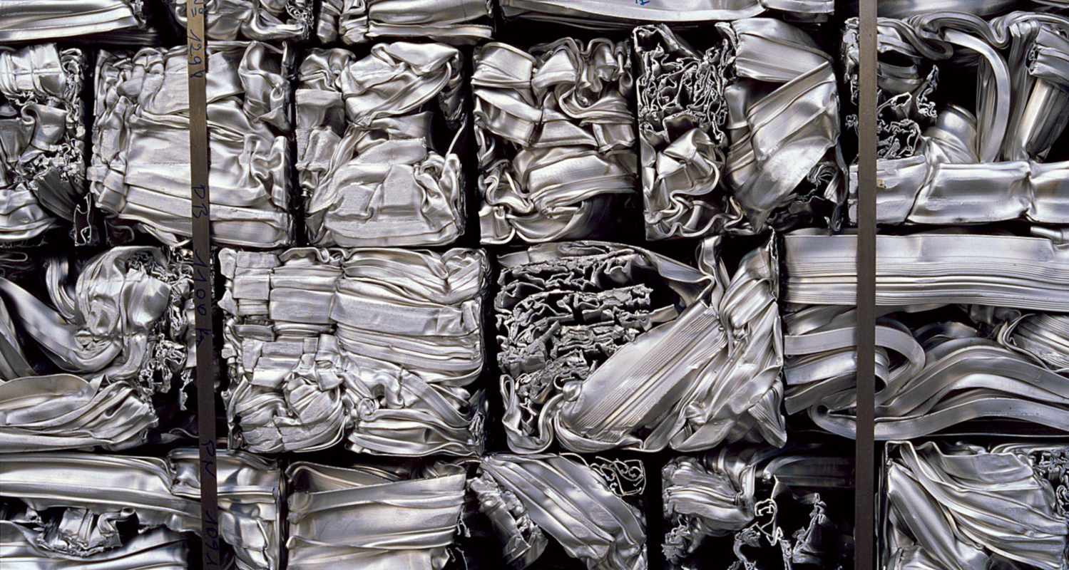 sorted aluminum scrap