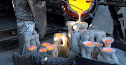 mold pouring / risers mold pouring / risers