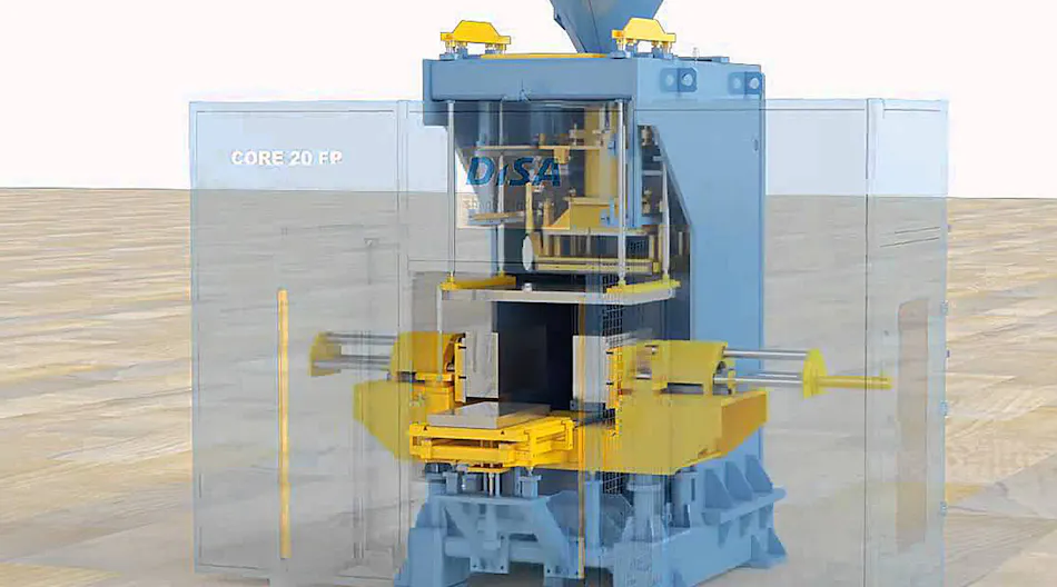 Disa Machine Foundry Layout DISA Core Line Sold to Chinese Equipment Builder | Foundry Management ...