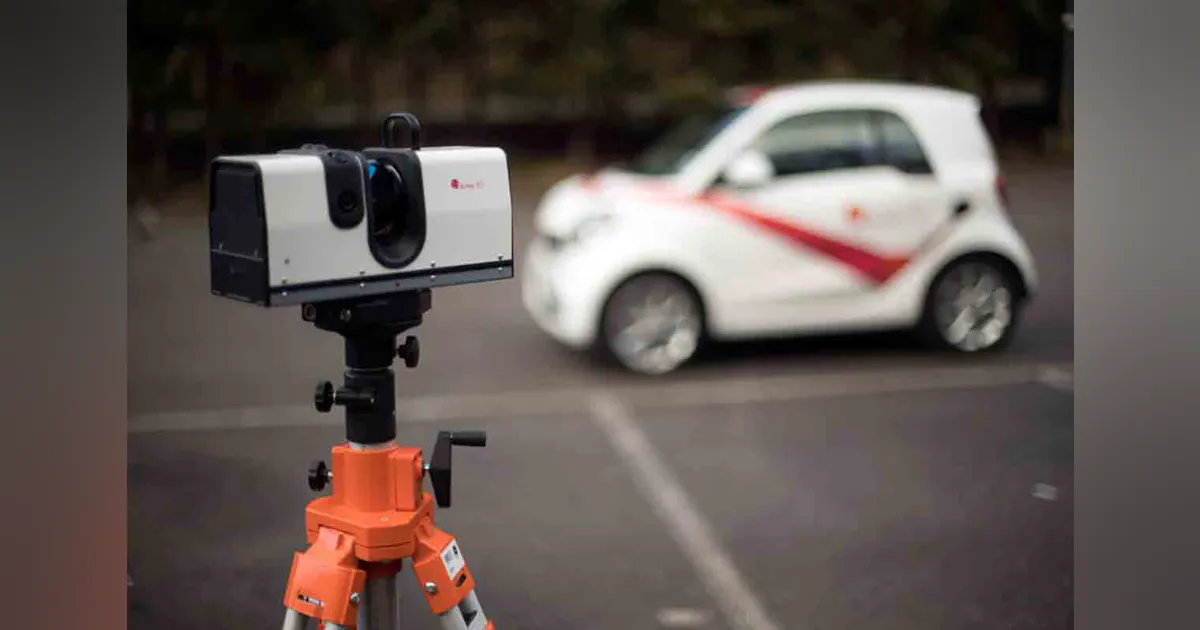 Machine Large Object Line Scanner Large-Dimension Laser Scanner | Foundry Management & Technology