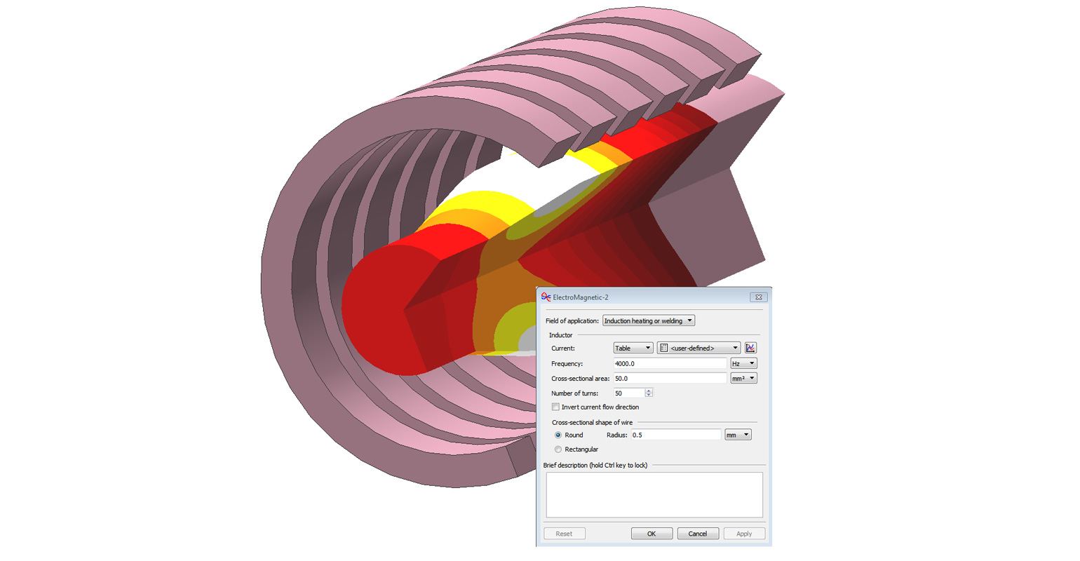 Simufact GR induction heating