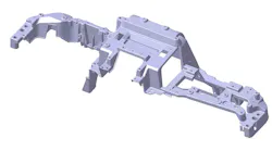 diecast magnesium instrument panel crossbeam