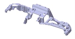 diecast magnesium instrument panel crossbeam diecast magnesium instrument panel crossbeam