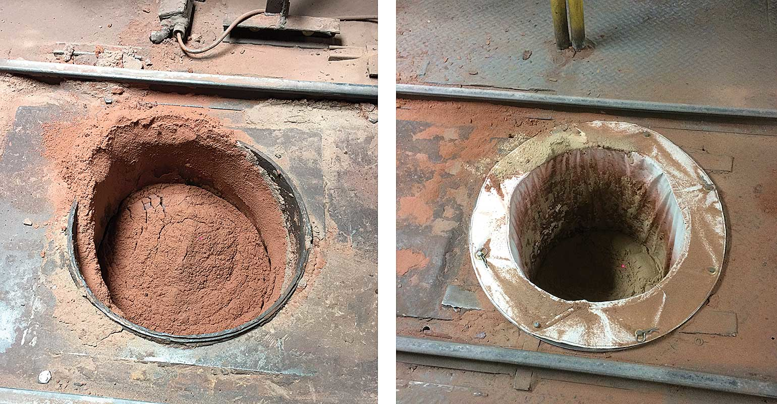 ASK Chemical, ISOsock left/right comparison
