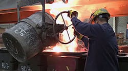 Crown Casting Industries in Hodges, SC, operated as an air-set jobbing foundry for short- to mid-run production of gray iron, ductile iron, and bronze castings weighing less than 300 lbs.
