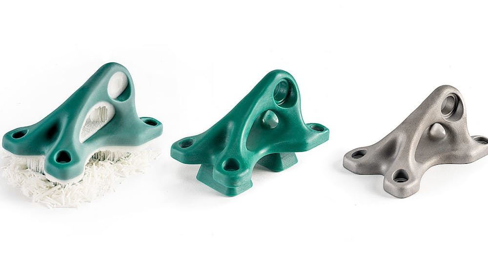 The ProJet&circledR; MJP 2500 IC produces wax patterns for investment casting customized metal parts.