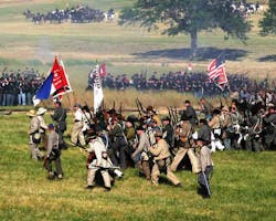 Civil War reenactors Civil War reenactors