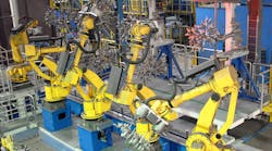 Georg Fischer completed a new, $46.5-million production line at its ductile iron foundry in Mettmann, Germany in 2012, centering on robotic pouring.