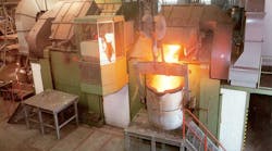 A coreless induction furnace is a refractory-lined vessel surrounded by an electrically energized, current-carrying, water-cooled copper coil. There is an ideal refractory wall thickness for optimal melting performance.