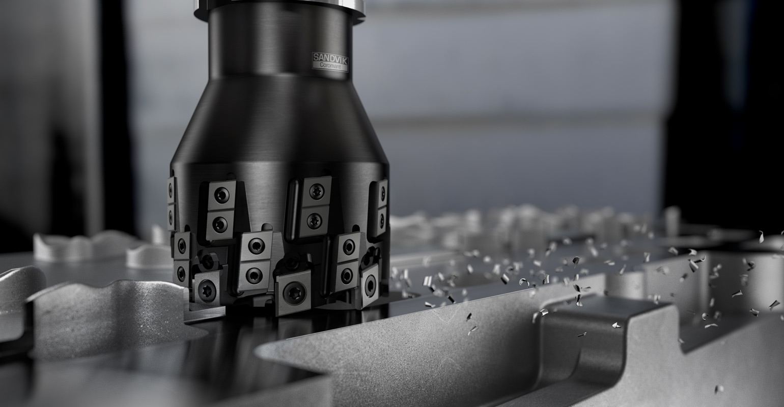 M5Q90 tangential milling cutter