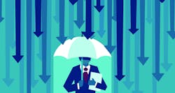 Corporate exec w/umbrella Corporate exec w/umbrella