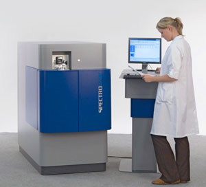 Spectrometer with Hybrid Optic for Precision Metal Analysis Foundry