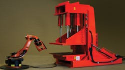 The CMH Manufacturing 3R machine with robotic automation The CMH Manufacturing 3R machine with robotic automation