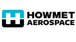 The logo developed for Arconic&rsquo;s spinoff Howmet Aerospace portrays the two halves of a forging die and the cavity of an investment casting mold &mdash; the two major manufacturing processes for the new company.