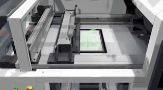 The ExOne M-Flex is a binder-jet printing system used to 3D-print metals, ceramics, composites, or sand.