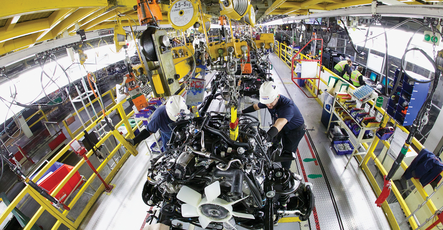 Toyota San Antonio pickup assembly