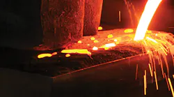 iron casting closeup