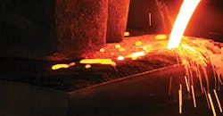 iron casting closeup iron casting closeup