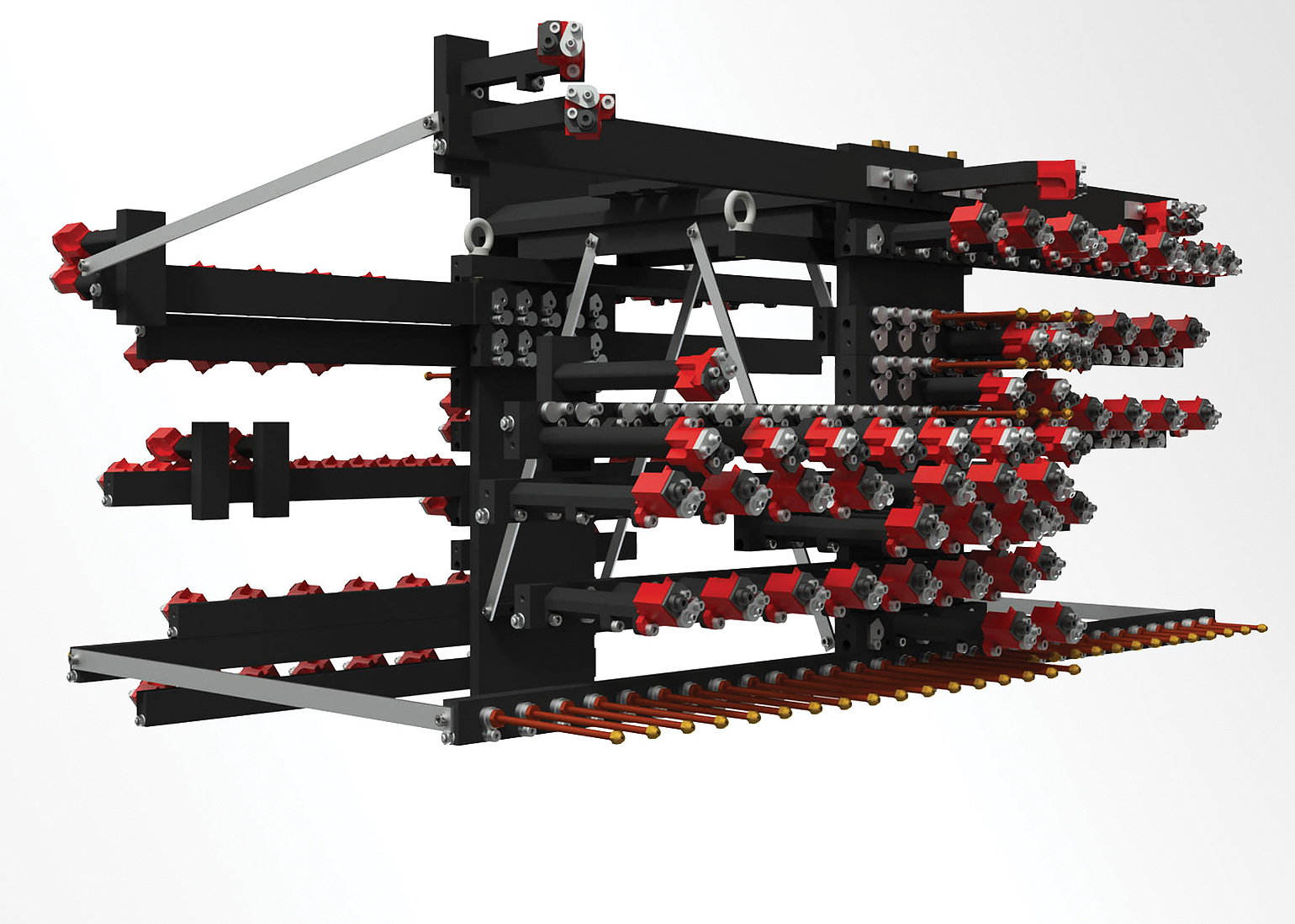 The ESM is comparable to the previous PSM mold spraying machine in terms of space requirement and console position, though service accessibility has been significantly improved, according to the developer.