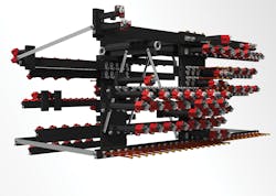 The ESM is comparable to the previous PSM mold spraying machine in terms of space requirement and console position, though service accessibility has been significantly improved, according to the developer. The ESM is comparable to the previous PSM mold spraying machine in terms of space requirement and console position, though service accessibility has been significantly improved, according to the developer.