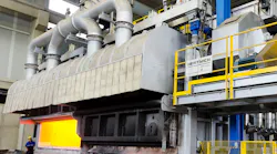 SMS An Ecomelt PS multi-chamber melting furnace, one of three Hertwich Engineering furnace designs to be installed by Otto Fuchs KG.